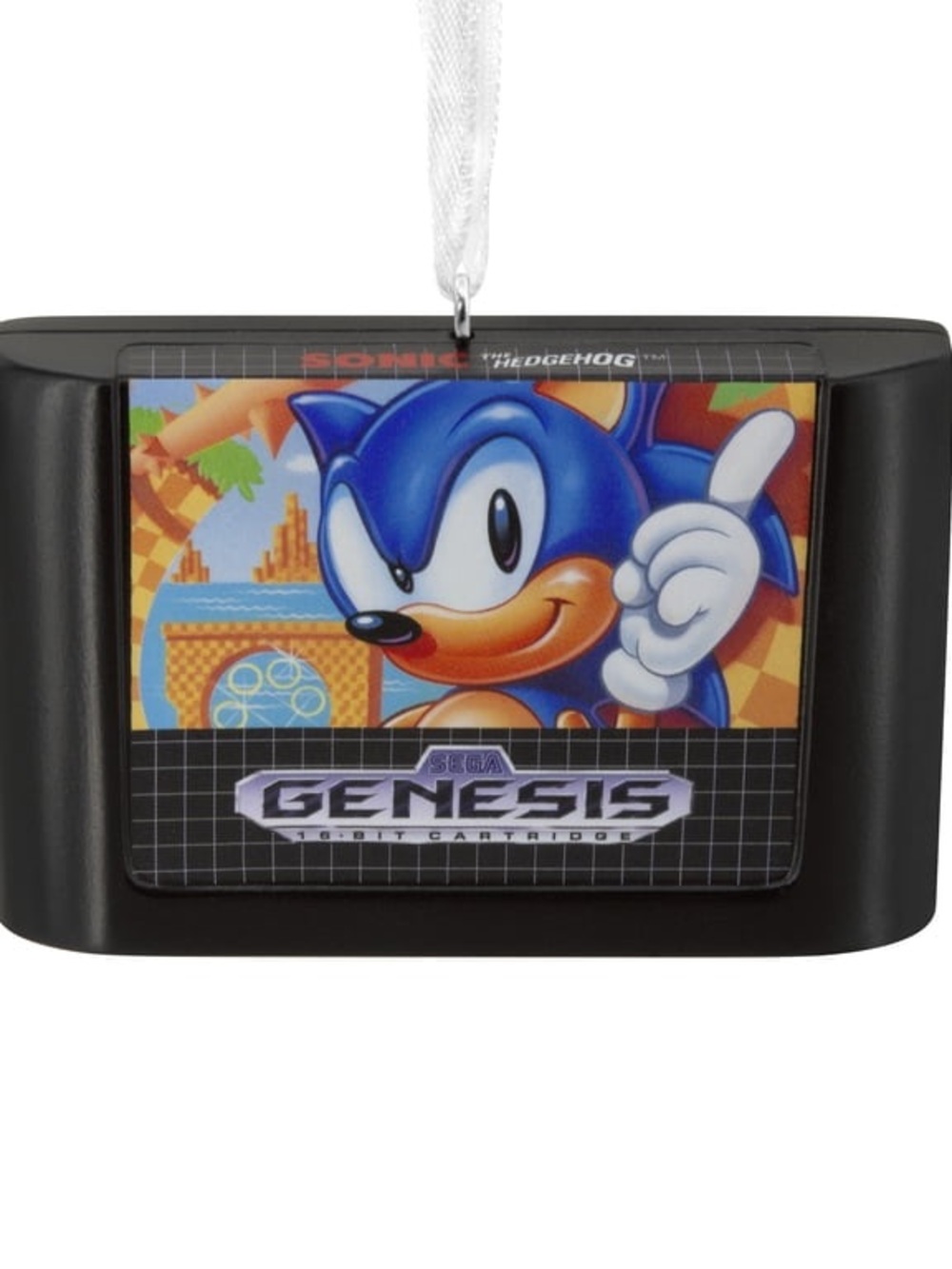 New Hallmark Ornament Sonic The Hedgehog Genesis Game